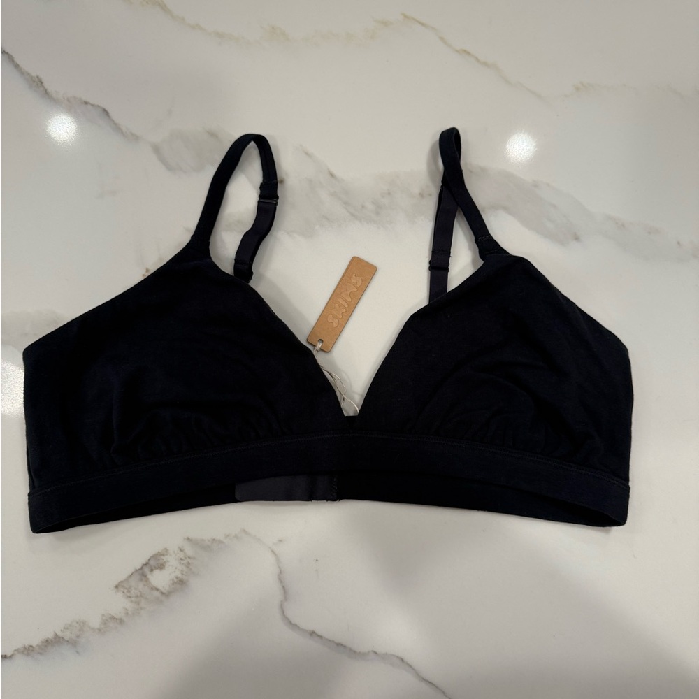 SKIMS Black Bralette